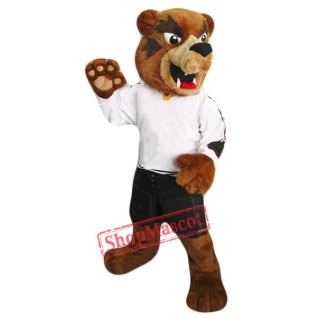 Brown Grizzly Bear Mascot Costume