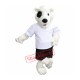Cute White Bear Mascot Costume Cute White Bear Mascot Costume