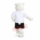 Cute White Bear Mascot Costume Cute White Bear Mascot Costume