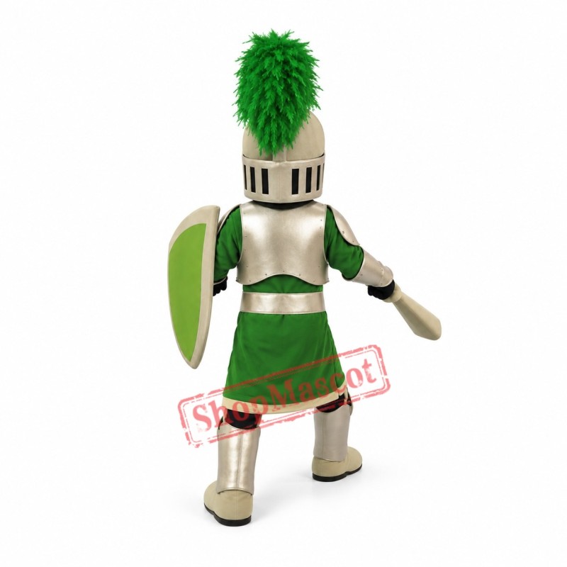 Green & Golden Knight Mascot Costume Green & Golden Knight Mascot Costume