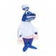 Chef Whale Mascot Costume Chef Whale Mascot Costume