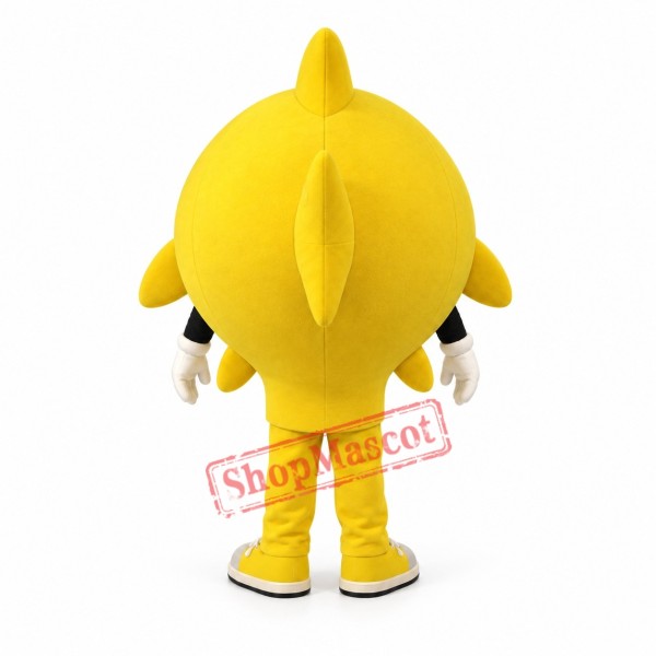 Yellow Fish Mascot Costume Yellow Fish Mascot Costume