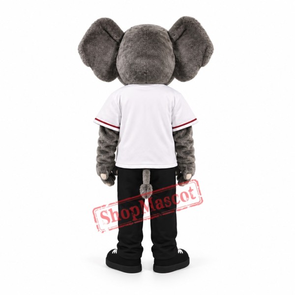 Happy Elephant Mascot Costume