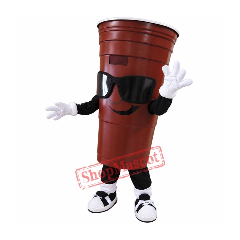 Red Cup Mascot Costume Red Cup Mascot Costume