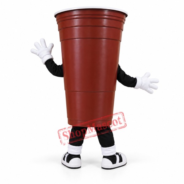 Red Cup Mascot Costume Red Cup Mascot Costume