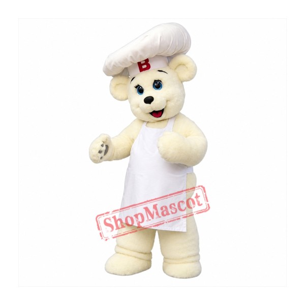 Chef Bear Mascot Costume Chef Bear Mascot Costume