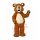 Happy Brown Bear Mascot Costume Happy Brown Bear Mascot Costume