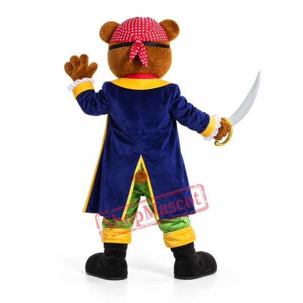 Pirate Bear Mascot Costume Pirate Bear Mascot Costume