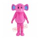 Cute Pink Elephant Mascot Costume Cute Pink Elephant Mascot Costume