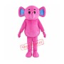 Cute Pink Elephant Mascot Costume