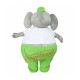 Big Fat Grey Elephant Mascot Costume Big Fat Grey Elephant Mascot Costume
