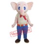  Beige Elephant Mascot Costume