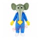 Blue Body Elephant Mascot Costume