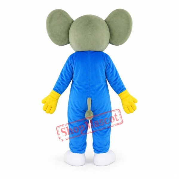 Blue Body Elephant Mascot Costume