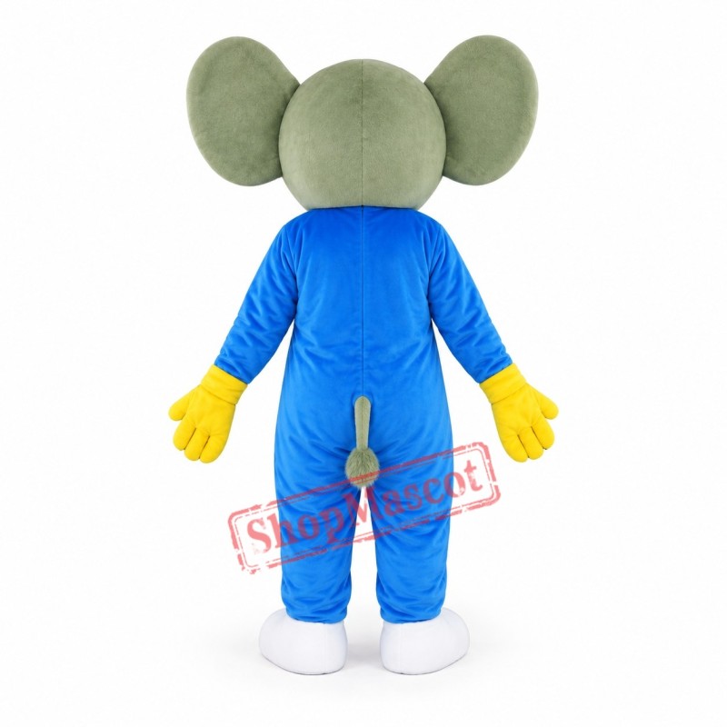 Blue Body Elephant Mascot Costume