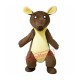 Brown & Yellow Kangaroo Mascot Costume Brown & Yellow Kangaroo Mascot Costume