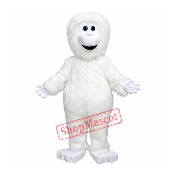 White Yeti Mascot Costume