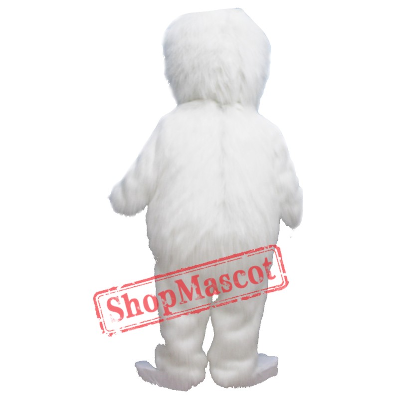 White Yeti Mascot Costume