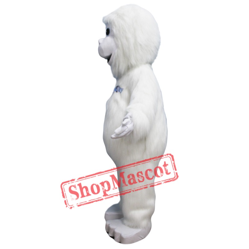 White Yeti Mascot Costume