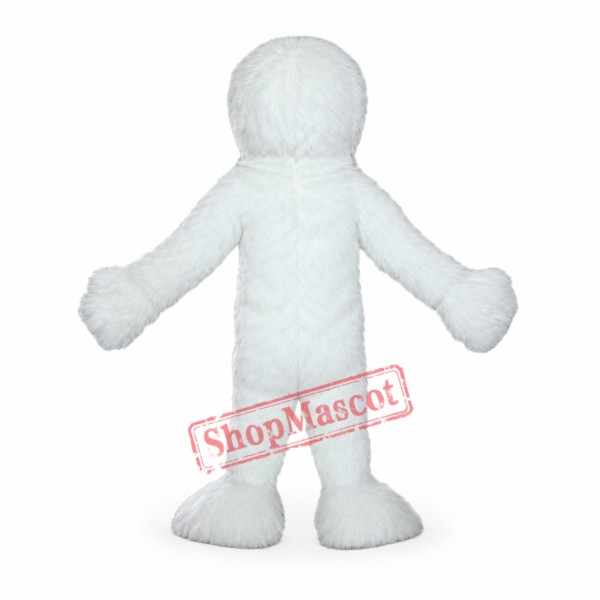 Adult White Yeti Mascot Costume Adult White Yeti Mascot Costume