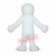 Adult White Yeti Mascot Costume Adult White Yeti Mascot Costume