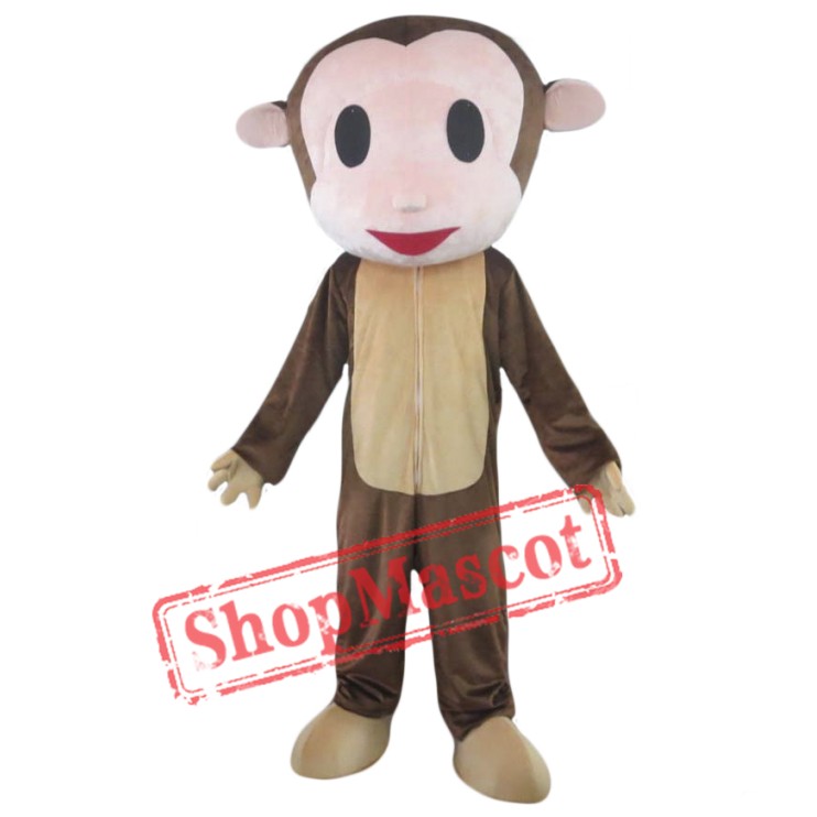 Big Head Monkey Mascot Costume