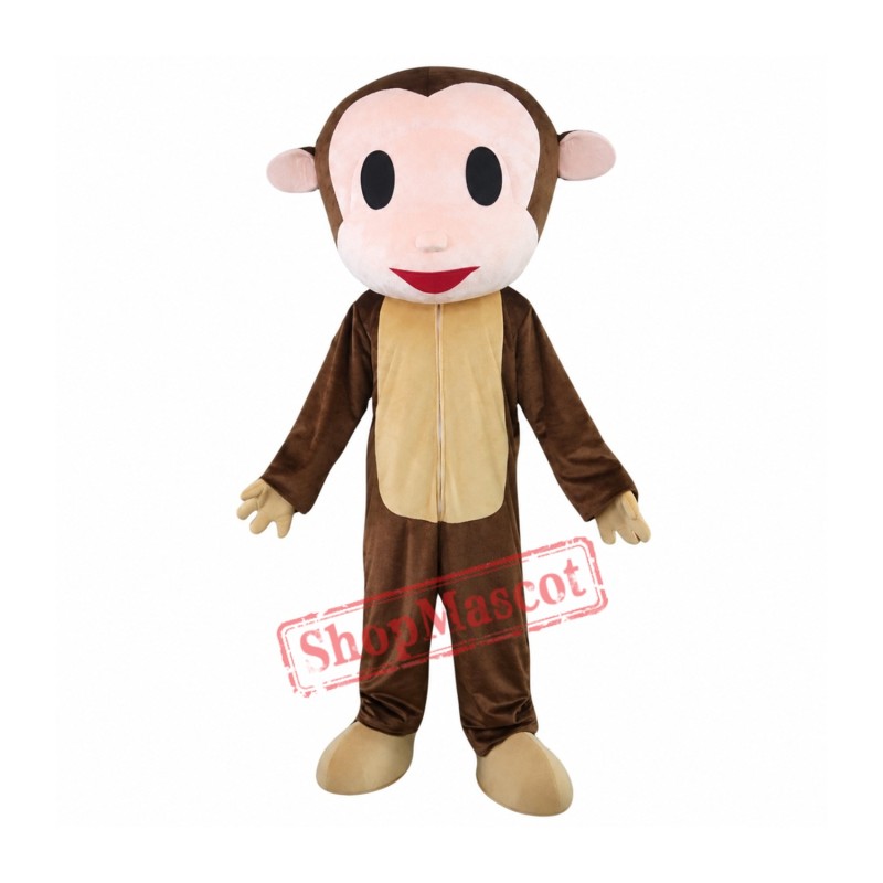Big Head Monkey Mascot Costume Big Head Monkey Mascot Costume