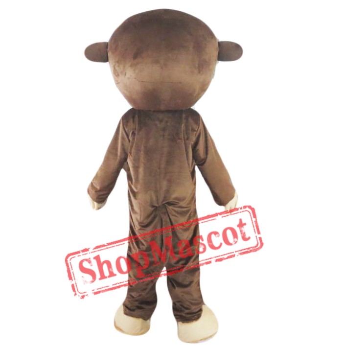 Big Head Monkey Mascot Costume