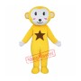 Yellow White Monkey Mascot Costume