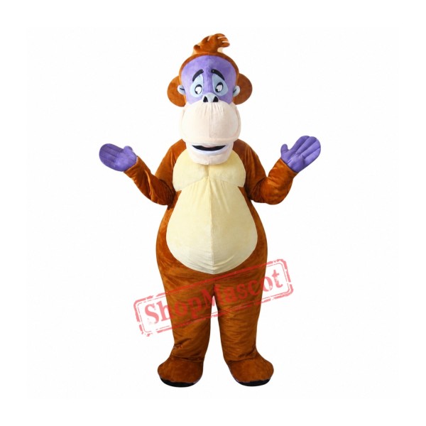 Funny Monkey Mascot Costume Free Shipping