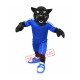 Black Sport Panther Mascot Costume Black Sport Panther Mascot Costume