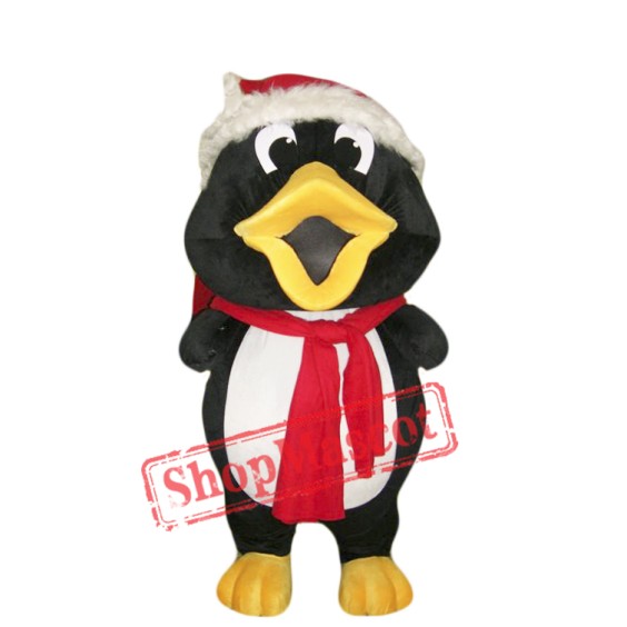 Christmas Penguin Mascot Costume