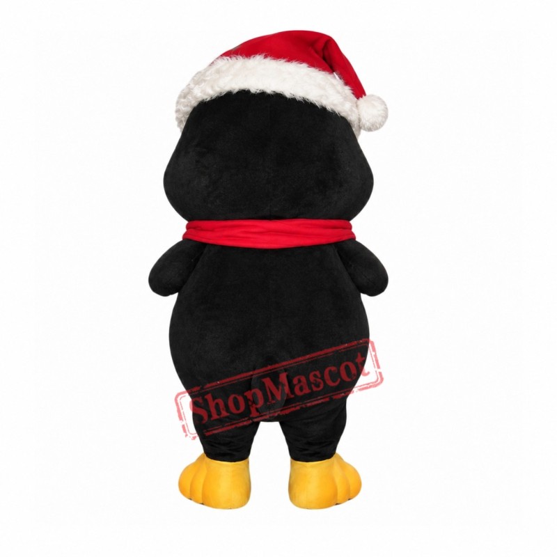 Christmas Penguin Mascot Costume Christmas Penguin Mascot Costume