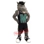 Grey Power Mustang Mascot Costume