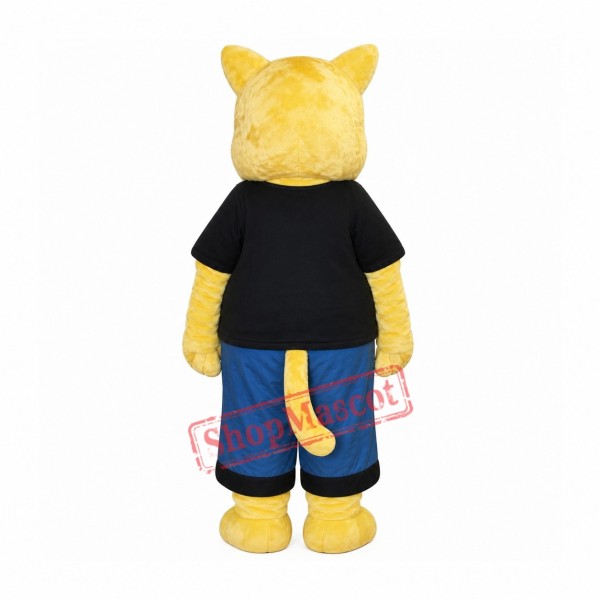 Cookie the Culture Cat Mascot Costume Cookie the Culture Cat Mascot Costume