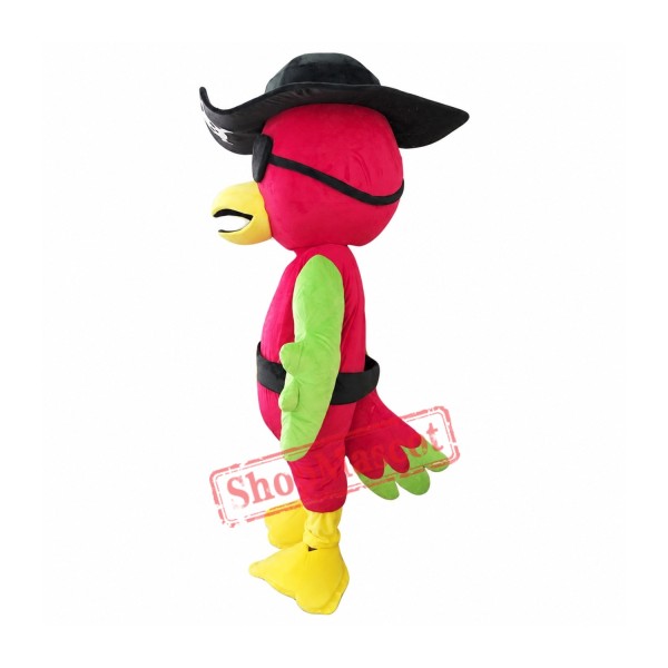 Pirate Parrot Mascot Costume