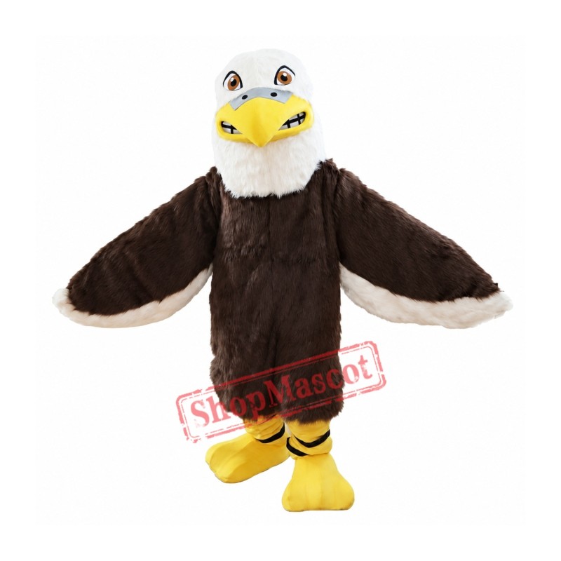 Furry Eagle Mascot Costume