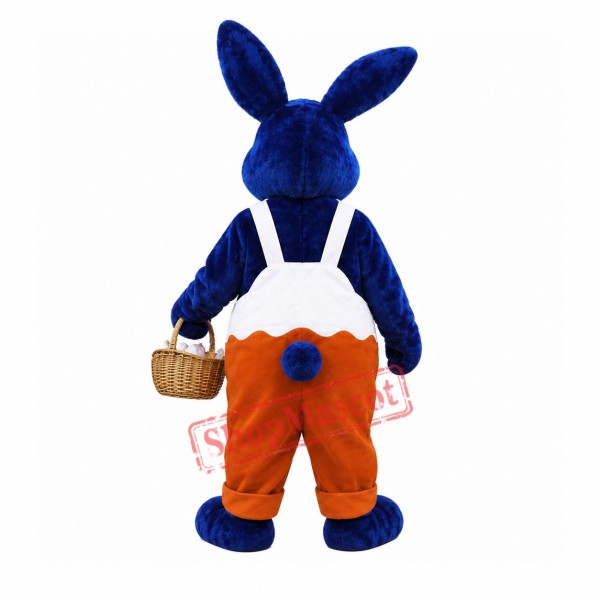 Blue Rabbit Mascot Costume Blue Rabbit Mascot Costume