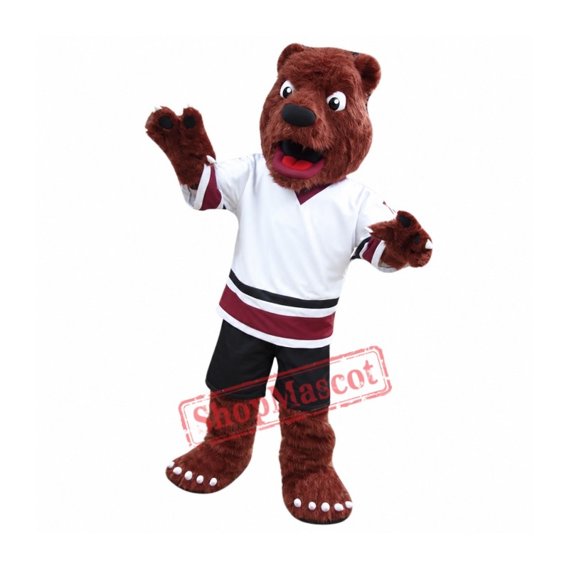 Red Bear Mascot Costume Red Bear Mascot Costume
