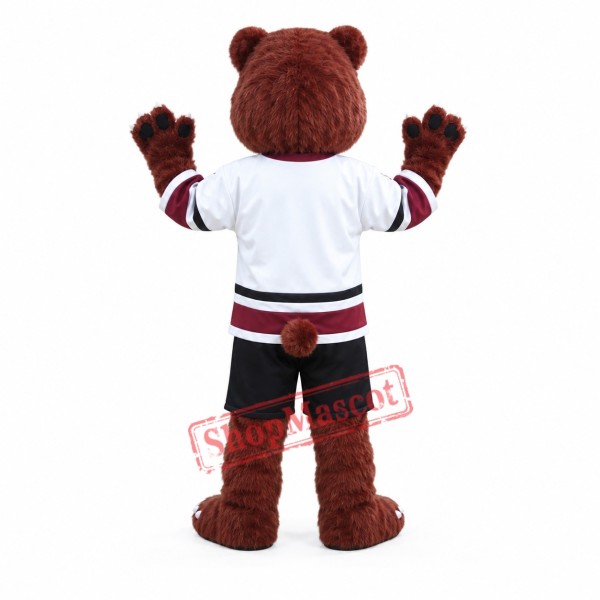 Red Bear Mascot Costume Red Bear Mascot Costume