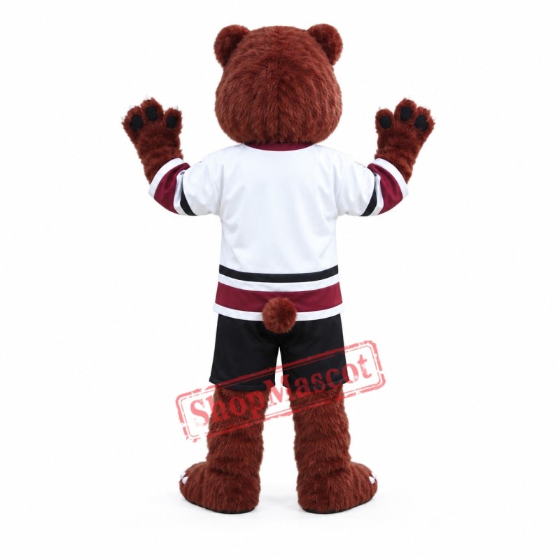 Red Bear Mascot Costume Red Bear Mascot Costume