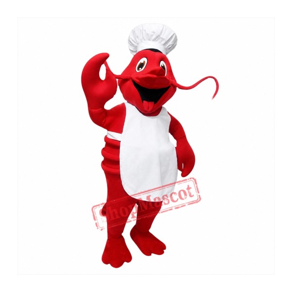 Chef Lobster Mascot Costume Chef Lobster Mascot Costume