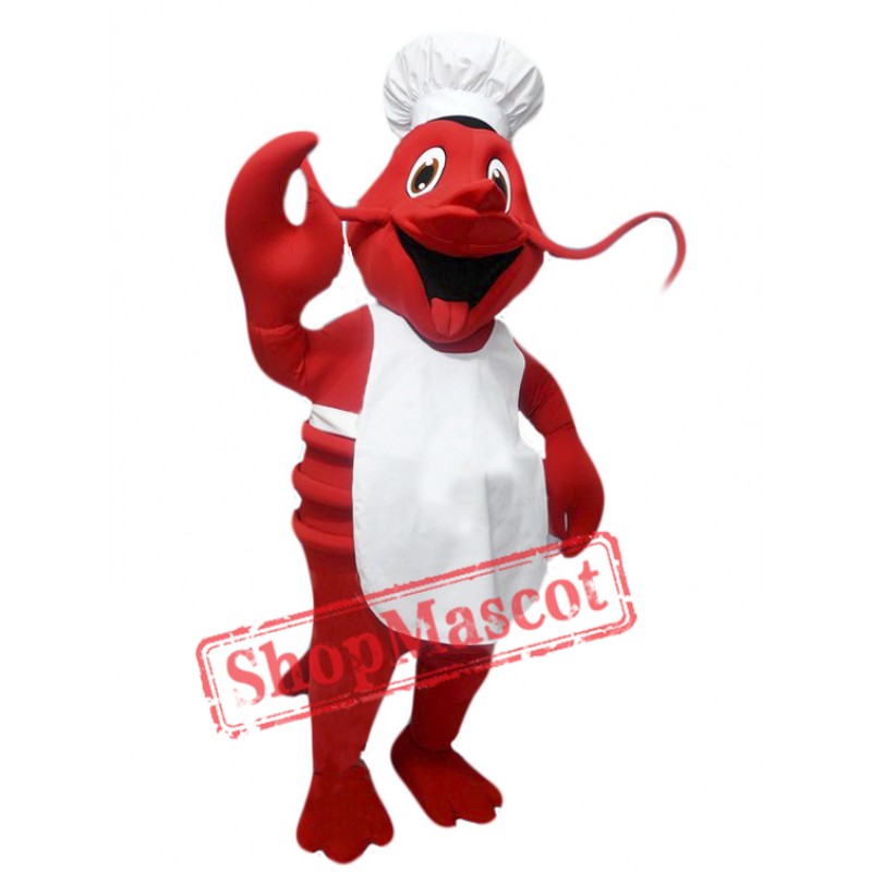 Chef Lobster Mascot Costume