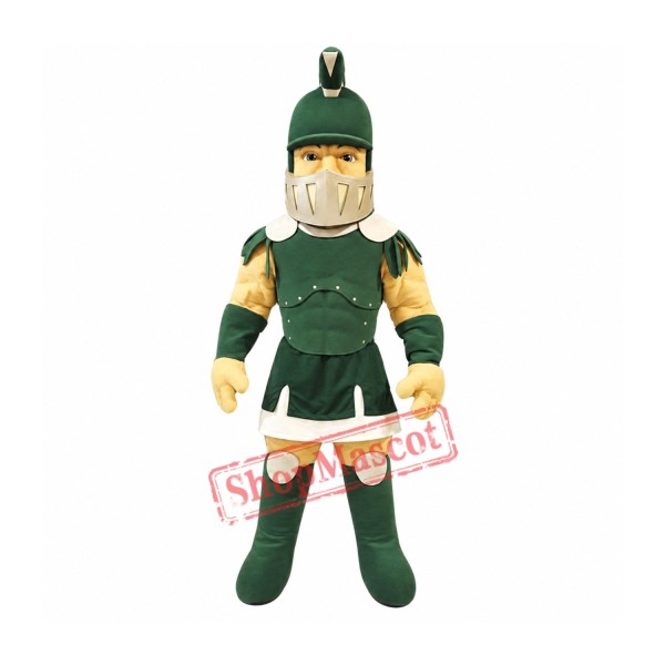 Green Spartan Titan Trojan Mascot Costume Green Spartan Titan Trojan Mascot Costume