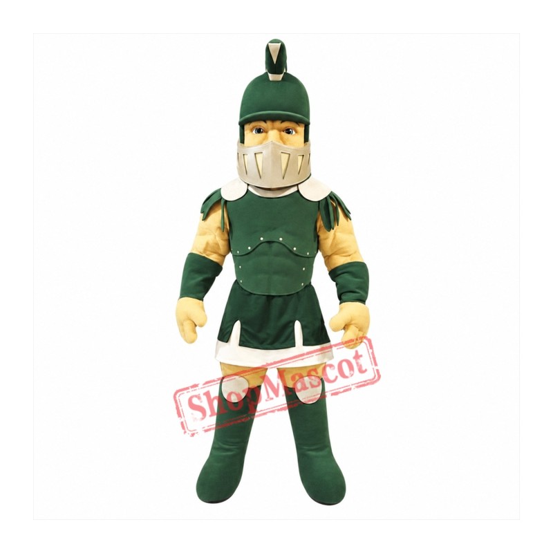 Green Spartan Titan Trojan Mascot Costume Green Spartan Titan Trojan Mascot Costume