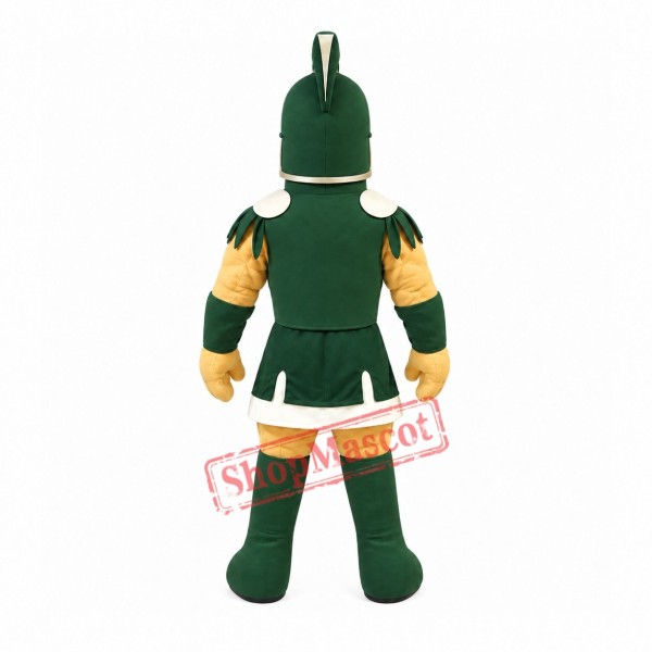 Green Spartan Titan Trojan Mascot Costume