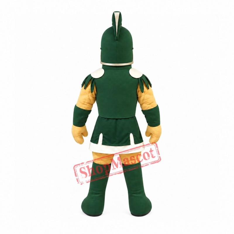 Green Spartan Titan Trojan Mascot Costume Green Spartan Titan Trojan Mascot Costume