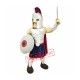 Silver Spartan Titan Trojan Mascot Costume Silver Spartan Titan Trojan Mascot Costume