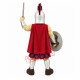 Silver Spartan Titan Trojan Mascot Costume Silver Spartan Titan Trojan Mascot Costume