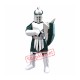 Silver Green Spartan Titan Trojan Mascot Costume Silver Green Spartan Titan Trojan Mascot Costume